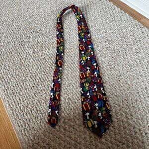 Snoopy Peanuts Christmas Tie
